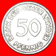 § OAK: GERMANY ★ 50 PFENNIG 1949F! LOW START★ NO RESERVE! - 50 Pfennig
