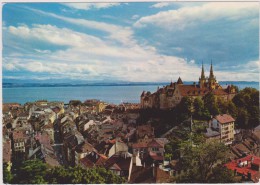 SUISSE,HELVETIA,SWISS,SWITZERLAND,SCHWEIZ,SVIZZERA ,NEUCHATEL,IL Y A 40 ANS,VUE AERIENNE - Neuchâtel