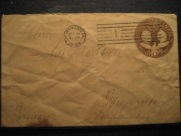 USA Colon San Francisco 1894 To Goppingen Goeppingen Columbus Colombe Sweden Sverige Postal Stationery Cover - ...-1900