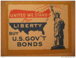 Bonds STATUE OF LIBERTY New York Vignette Poster Stamp - Sin Clasificación