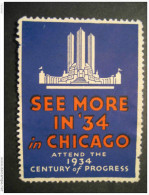 Chicago 1934 Century Of Progress - Unclassified