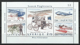 Schweden Mi Bl. 12 ** - Blocks & Sheetlets