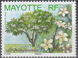 Mayotte 2006 Yvert 191 Neuf ** Cote (2015) 2.10 Euro Le Frangipanier Et Ses Fleurs - Nuevos