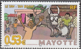 Mayotte 2005 Yvert 181 Neuf ** Cote (2015) 2.10 Euro Le Tam-tam Boeuf - Unused Stamps