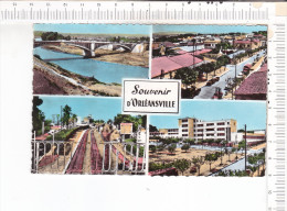 ORLEANSVILLE   -    SOUVENIR    -  4  Vues - Chlef (Orléansville)