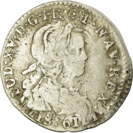 Monnaie, France, Louis XV, 1/12 Écu De France, 1/12 ECU, 10 Sols, 1721, Paris - 1715-1774 Luigi XV Il Beneamato