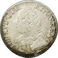 Monnaie, France, Louis XV, 1/5 Écu Aux Branches D'olivier, 24 Sols, 1/5 ECU - 1715-1774 Luigi XV Il Beneamato