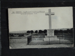 F01 - 95 - Meriel - Le Monument élevé à La Mémoire De M. Le Marquis De Montebello Sur L'emplacement Où Il Fut Fourdroyé - Meriel