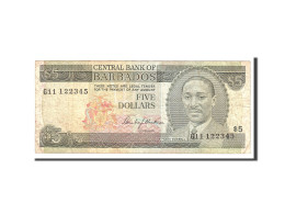 Billet, Barbados, 5 Dollars, 1975, Undated, KM:32a, TB - Barbades