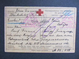 Postkarte GANZSACHE Adlerkosteletz - Petropawlowsk  Kriegsgefangenlager Prisoner Post Ca.1915 ///  D*19563 - Briefe U. Dokumente