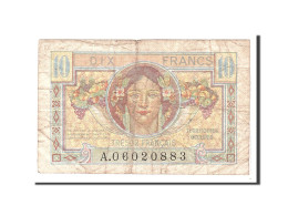 Billet, France, 10 Francs, 1947, Undated, TB, Fayette:19.2, KM:M7a - 1947 French Treasury