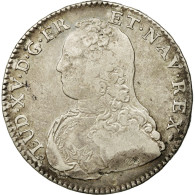 Monnaie, France, Louis XV, 1/2 Écu Aux Branches D'olivier, 1/2 ECU, 44 Sols - 1715-1774 Louis XV Le Bien-Aimé