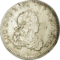 Monnaie, France, Louis XV, 1/3 Écu De France, 1/3 Ecu, 1722, Lyon, TB+, Argent - 1715-1774 Louis XV Le Bien-Aimé