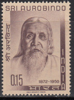 India MNH 1964, Sri Aurobindo Of Pondicherry, Religious Philosopher & Teacher, - Ongebruikt