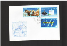 DDR - 21 6 1988 FDC COMMEMORATIVA COOPERAZIONE SPAZIALE URSS-DDR - 1981-1990