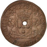 Pays-Bas, Jeton, Spanish Netherlands, Charles II, Bruxelles, 1681, TTB+, Cuivre - Otros & Sin Clasificación