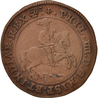 Pays-Bas, Jeton, Spanish Netherlands, Philippe IV, Bruxelles, 1651, TTB, Cuivre - Autres & Non Classés