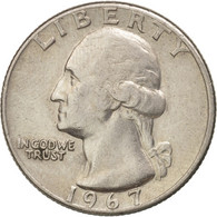 Monnaie, États-Unis, Washington Quarter, Quarter, 1967, U.S. Mint - 1932-1998: Washington