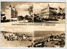 Ostseebad Zinnowitz - Mehrbildkarte DDR - Usedom - Zinnowitz