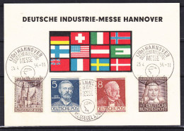 Allemagne - Berlin - Document De 1954 - Foire Industrie De Hannovre - Valeur Plus De 100 € - Lettres & Documents