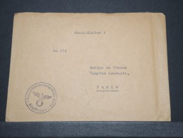 ALLEMAGNE - Env En FM Pour La Banque De France, Sans Doute Avec Des Docs Plus Précis à L'intérieur - A Voir - P17196 - Covers & Documents