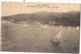 BANYULS Sur  MER La Sortie Des Barques Pli A Peine Marqué Angle Gauche Timbrée TB - Banyuls Sur Mer