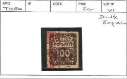 TCHECOSLOVAQUIE  (*) DOUBLE IMPRESSION VOIR PHOTO - Unused Stamps
