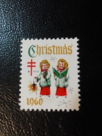 1960 Angel Vignette Christmas Seals Seal Poster Stamp USA - Non Classés