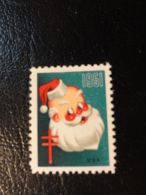 1951 Santa Claus Vignette Christmas Seals Seal Poster Stamp USA - Unclassified
