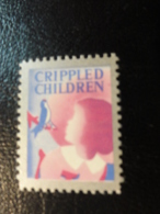 Help Crippled Children Health Vignette Charity Seals Seal Label Poster Stamp USA - Unclassified