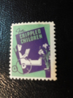 Help Crippled Children Health Vignette Charity Seals Seal Label Poster Stamp USA - Non Classés