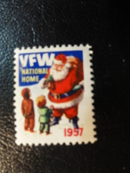 1957 VFW National Home EATON RAPIDS Michigan Health Vignette Charity Seals Seal Label Poster Stamp USA - Sin Clasificación