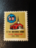 1975 50 Anv. VFW National Home EATON RAPIDS Michigan Health Vignette Charity Seals Seal Label Poster Stamp USA - Non Classés