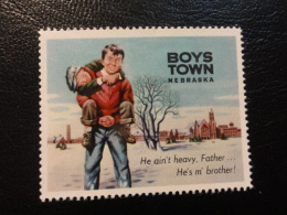 Education BOYS TOWN Nebraska Vignette Poster Stamp Label USA - Ohne Zuordnung