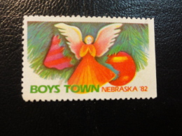 1982 BOYS TOWN NEBRASKA Vignette Charity Seals Seal Poster Stamp Label USA - Ohne Zuordnung