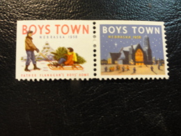 1958 BOYS TOWN NEBRASKA Vignette Charity Seals Seal Poster Stamp Label USA - Ohne Zuordnung