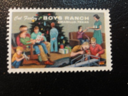 Boys Ranch AMARILLO TEXAS Vignette Charity Seals Seal Poster Stamp Label USA - Non Classés