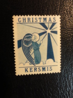 Christmas Kersmis Angel Religion Vignette Charity Seals Seal Poster Stamp Label USA - Ohne Zuordnung