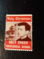 Holy Cross Theological School Christmas Seals Vignette Charity Seals Seal Poster Stamp Label USA - Ohne Zuordnung