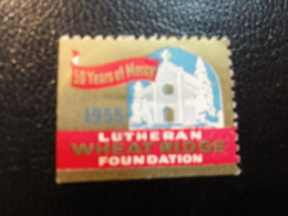 1955 LUTHERAN Wheat Ridgefoundation Vignette Charity Seals Religion Christianism Poster Stamp Label USA - Ohne Zuordnung