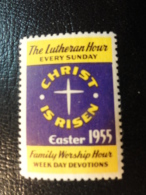 1955 LUTHERAN Hour Every Sunday Vignette Charity Seals Religion Christianism Poster Stamp Label USA - Ohne Zuordnung