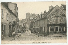 CHARS (Val D´Oise)  La Rue De L'Eglise - Chars