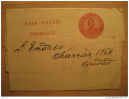 Buenos Aires Cancel 1/2 Centavo Faja Postal Wrapper Stationery Impresos Diarios Periodicos Newspapers Journale Argentina - Entiers Postaux