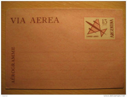 13 Pesos Aerograma Aerogramme Correo Aereo Via Aerea Air Mail Poste Aereienne Argentina - Enteros Postales