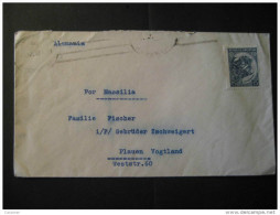 Buenos Aires 1933 To Plauen Germany By SS S/S Steamer ? MASSILIA Stamp On Cancel Cover Argentina - Brieven En Documenten