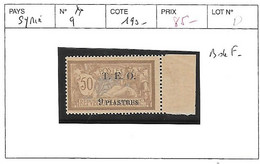 SYRIE N° 9 ** BDF - Unused Stamps