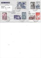 MONACO N° 265/73 SUR 2 LETTRES - Storia Postale