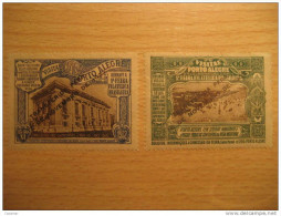 Porto Alegre 1932 Sobrecarga O.p. Transferida 1933 1ª Feira Fil. Visitae 5 Poster Stamp Label Vignette Cinderella Bra... - Unused Stamps