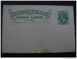 1 Cent Office Of The Ave Maria Tarjeta Entero Postal Stationery Post Card NEWFOUNDLAND Canada - Ganzsachen