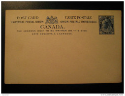 Postal Stationery Post Card 2 Cent Canada - 1860-1899 Regno Di Victoria